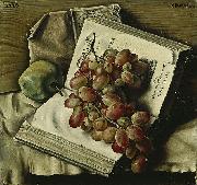 Nature morte aux raisins Francis Barraud